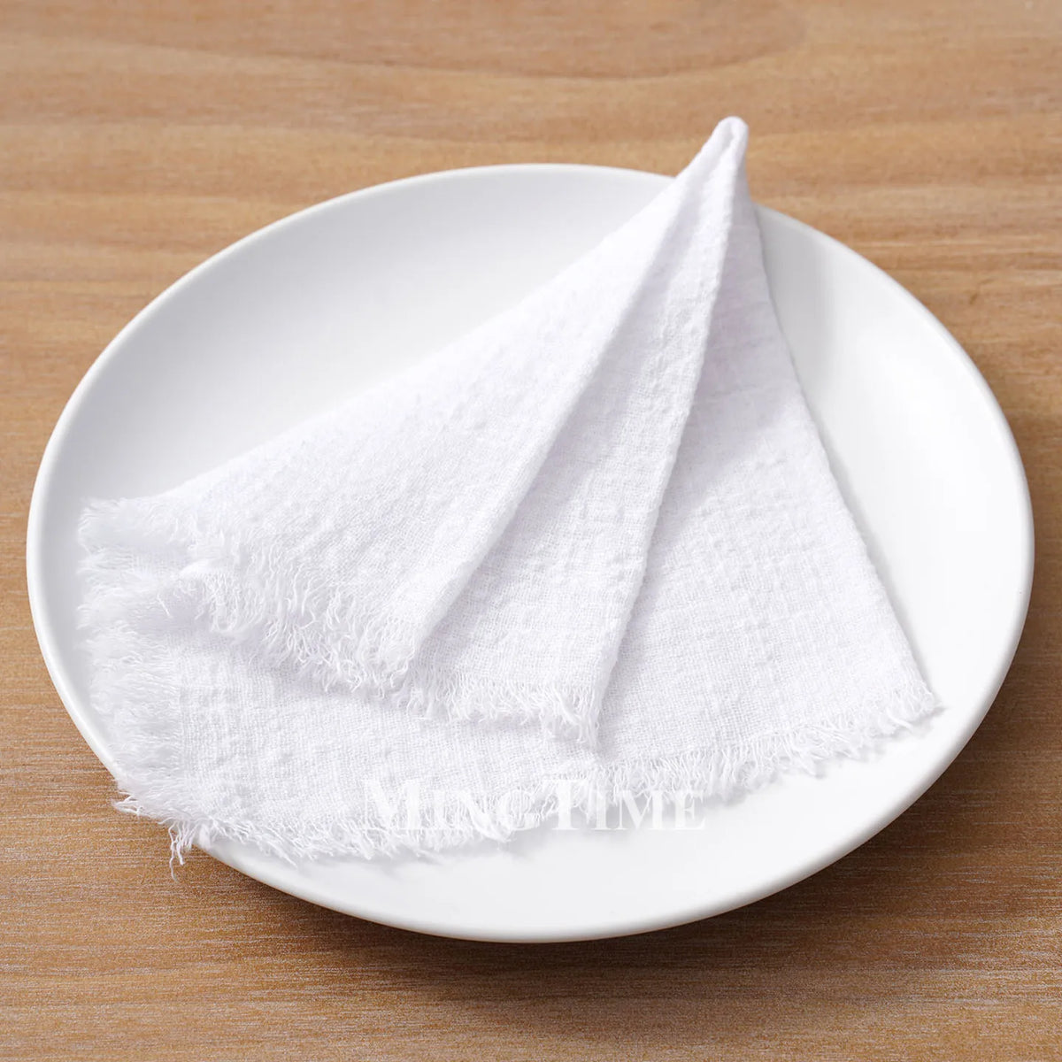 Cloth Napkins 32x32cm100% Slub Cotton Gauze  Retro Burr Vintage Table Napkin Tea Towel for Wedding Party Home Wholesale Bulk