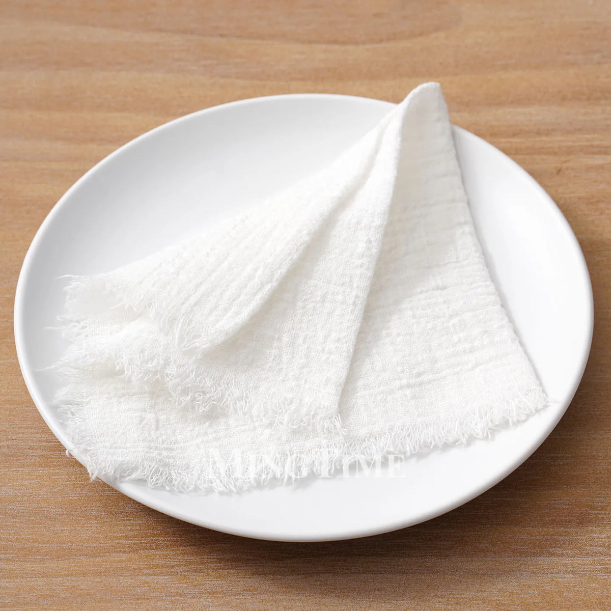 Cloth Napkins 32x32cm100% Slub Cotton Gauze  Retro Burr Vintage Table Napkin Tea Towel for Wedding Party Home Wholesale Bulk