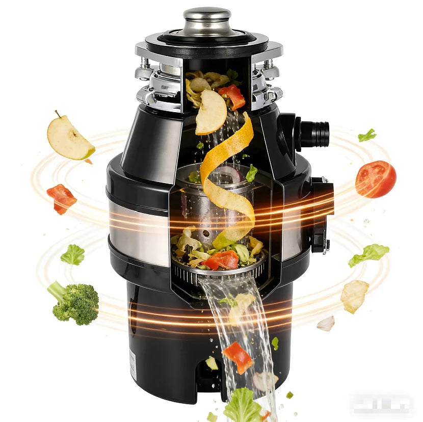 220V Food Waste Disposer Kitchen Sink Garbage Grinder Household Waste Processor Factory Direct WBL