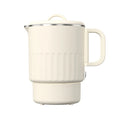Electric Water Kettle Portable Mini Kettle with Steaming Rack 1000ml Large Capacity Stainless Steel Home Kitchen Office Travel