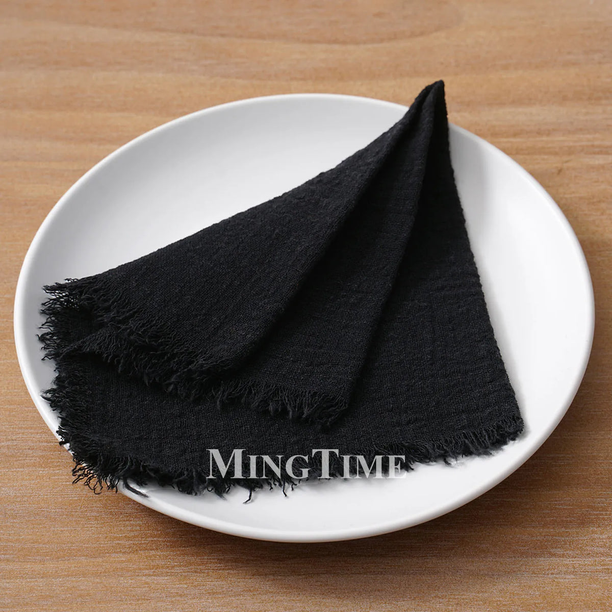 Cloth Napkins 32x32cm100% Slub Cotton Gauze  Retro Burr Vintage Table Napkin Tea Towel for Wedding Party Home Wholesale Bulk