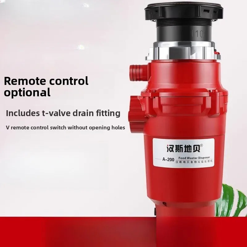 Garbage disposer household kitchen food food waste undercounter shredder remote control wireless switch