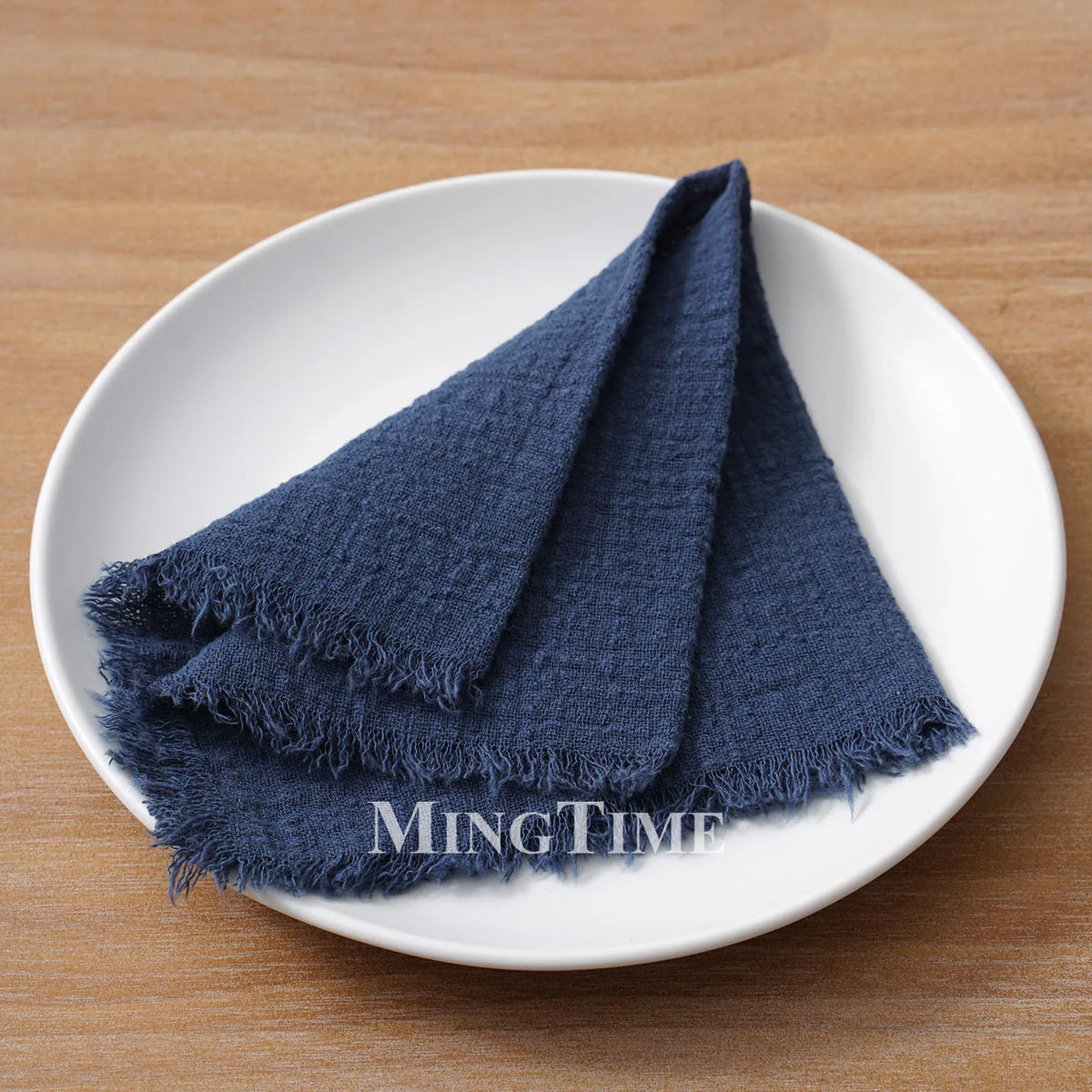 Cloth Napkins 32x32cm100% Slub Cotton Gauze  Retro Burr Vintage Table Napkin Tea Towel for Wedding Party Home Wholesale Bulk