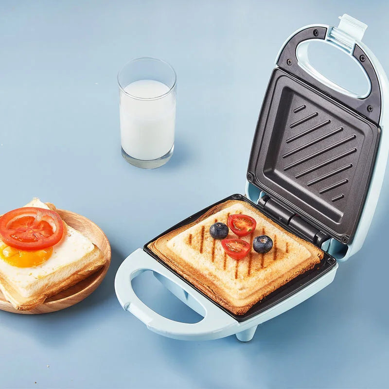 Multifunction Sandwich Maker Fast Heating Toaster Home Breakfast Making Machine Kitchen Electric Baking Pan Roast Meat Omelette