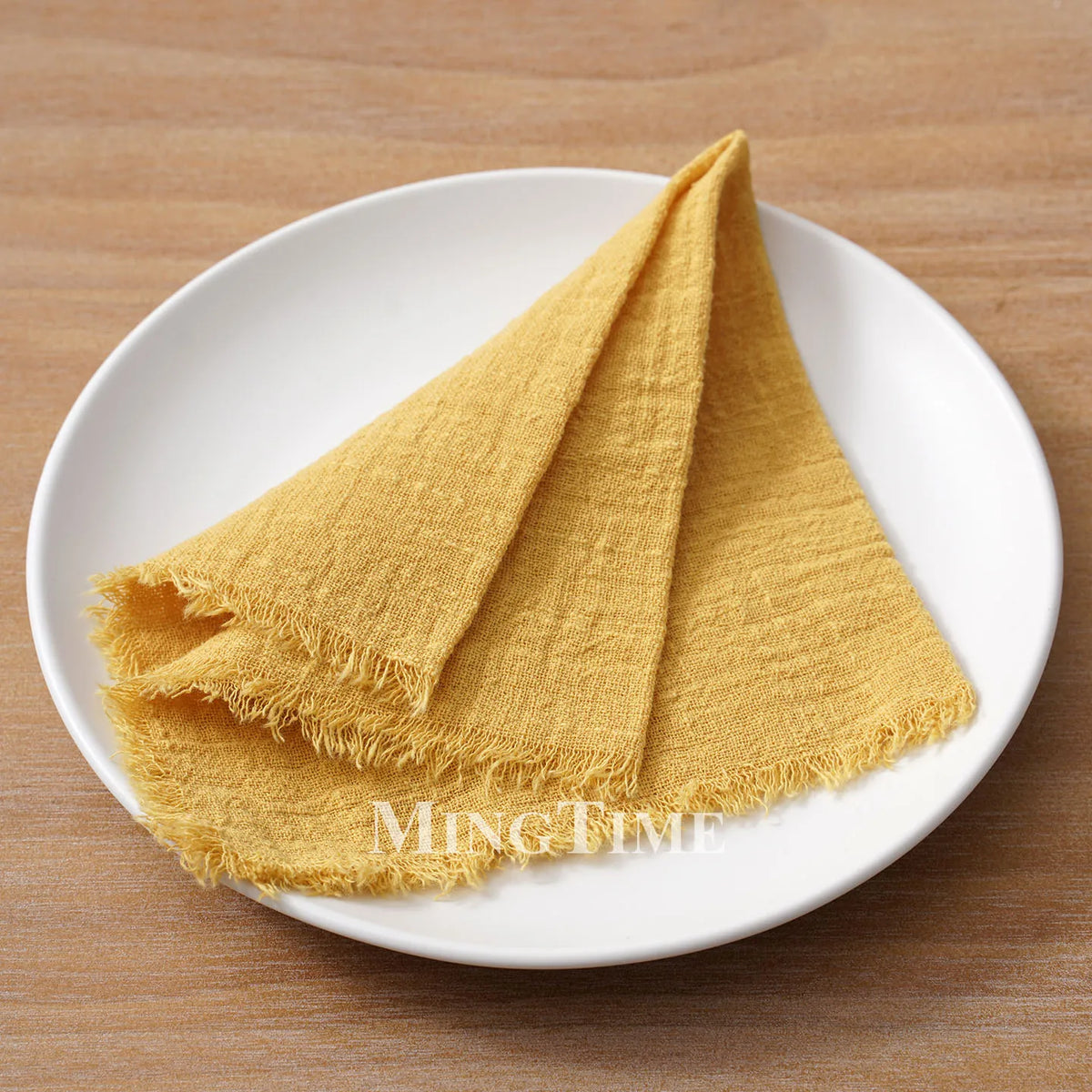Cloth Napkins 32x32cm100% Slub Cotton Gauze  Retro Burr Vintage Table Napkin Tea Towel for Wedding Party Home Wholesale Bulk
