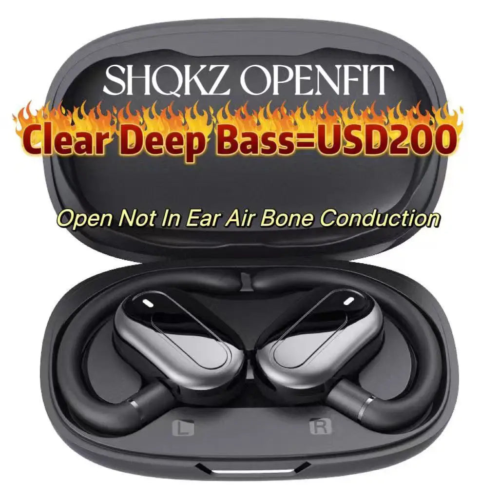 for shokz openfit air bass bone conduction headphones Open Ear OWS bluetooth Earphones HiFi Headset sport Control TWS Earbuds