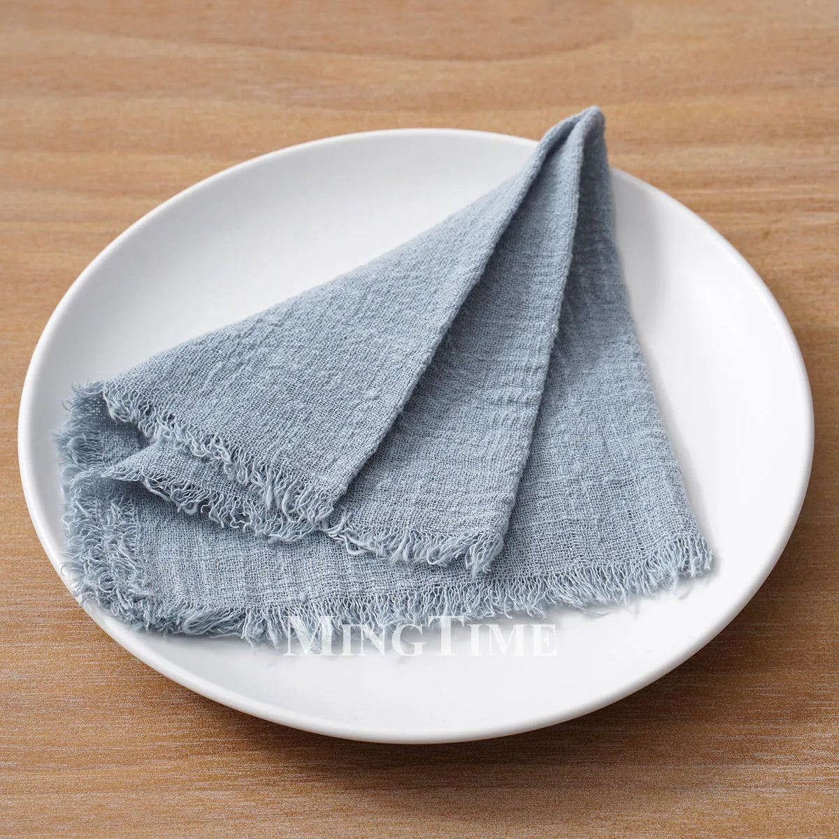 Cloth Napkins 32x32cm100% Slub Cotton Gauze  Retro Burr Vintage Table Napkin Tea Towel for Wedding Party Home Wholesale Bulk