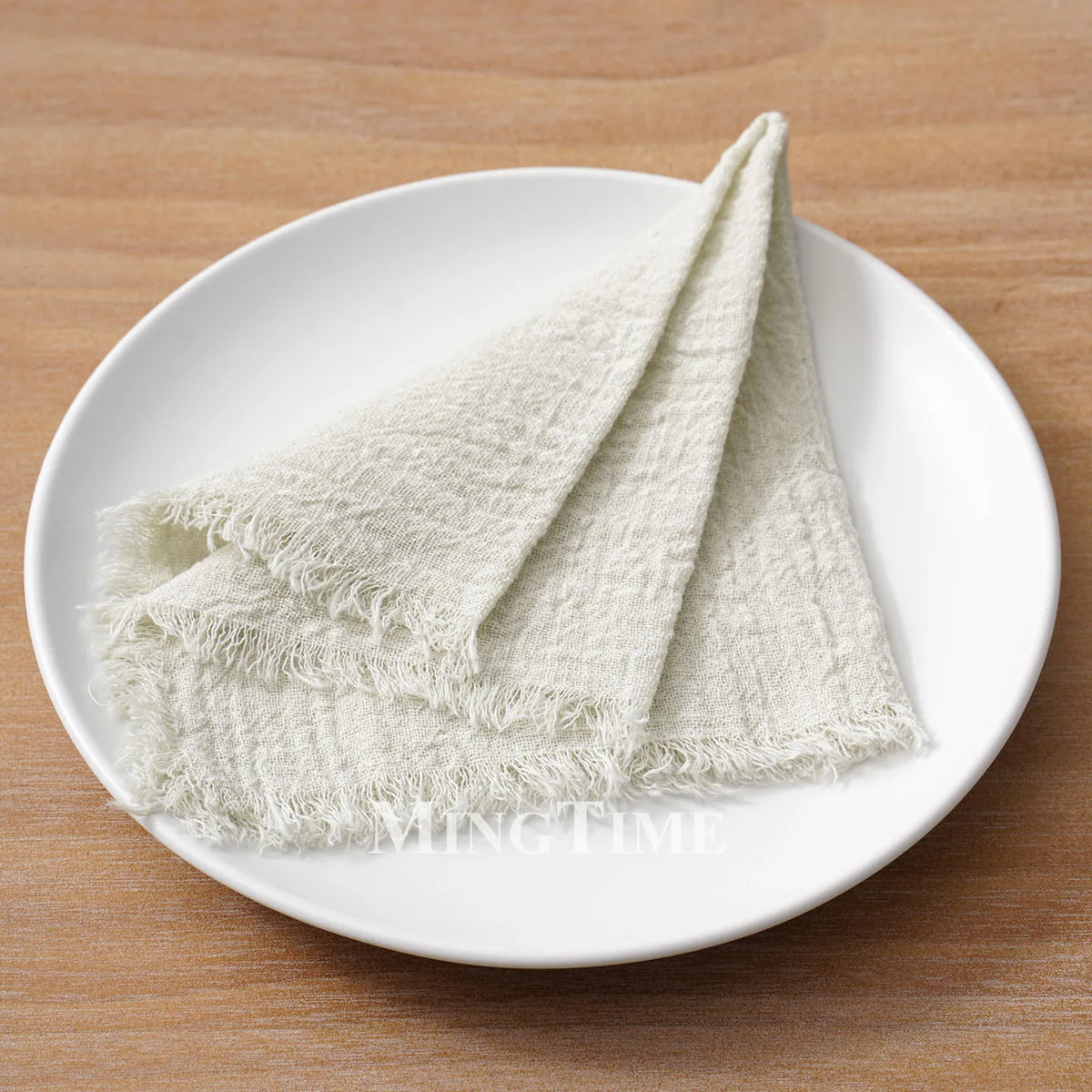 Cloth Napkins 32x32cm100% Slub Cotton Gauze  Retro Burr Vintage Table Napkin Tea Towel for Wedding Party Home Wholesale Bulk