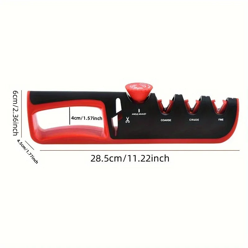 Kitchen Knife Sharpener Adjustable Angle Scissors Knives Sharpening Grinding Machine Whetstone Professional Sharpener Tool