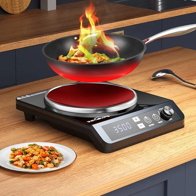 New 5000W concave induction cooker multifunctional energy-saving kitchen stove integrated pot cocina electrica