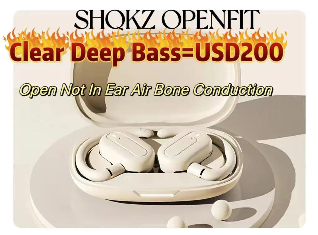 for shokz openfit air bass bone conduction headphones Open Ear OWS bluetooth Earphones HiFi Headset sport Control TWS Earbuds