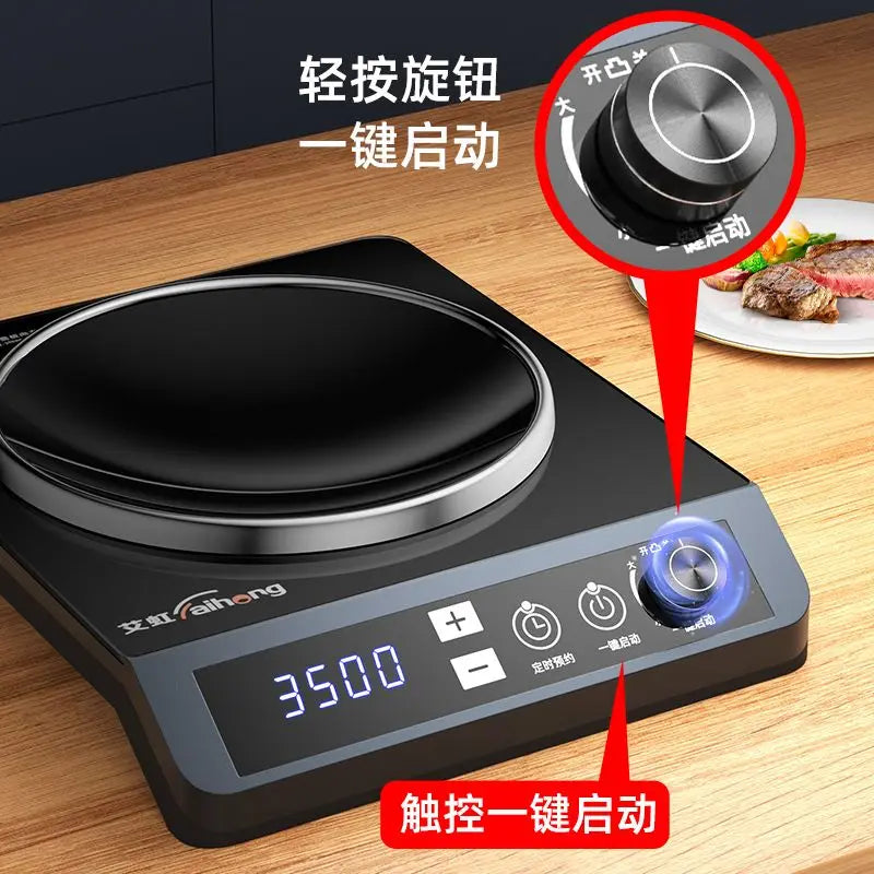 New 5000W concave induction cooker multifunctional energy-saving kitchen stove integrated pot cocina electrica