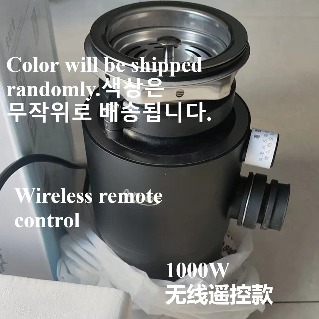 Garbage processor kitchen grinder household  sink fully automatic bone vegetable leaf kitchen waste machine remote control