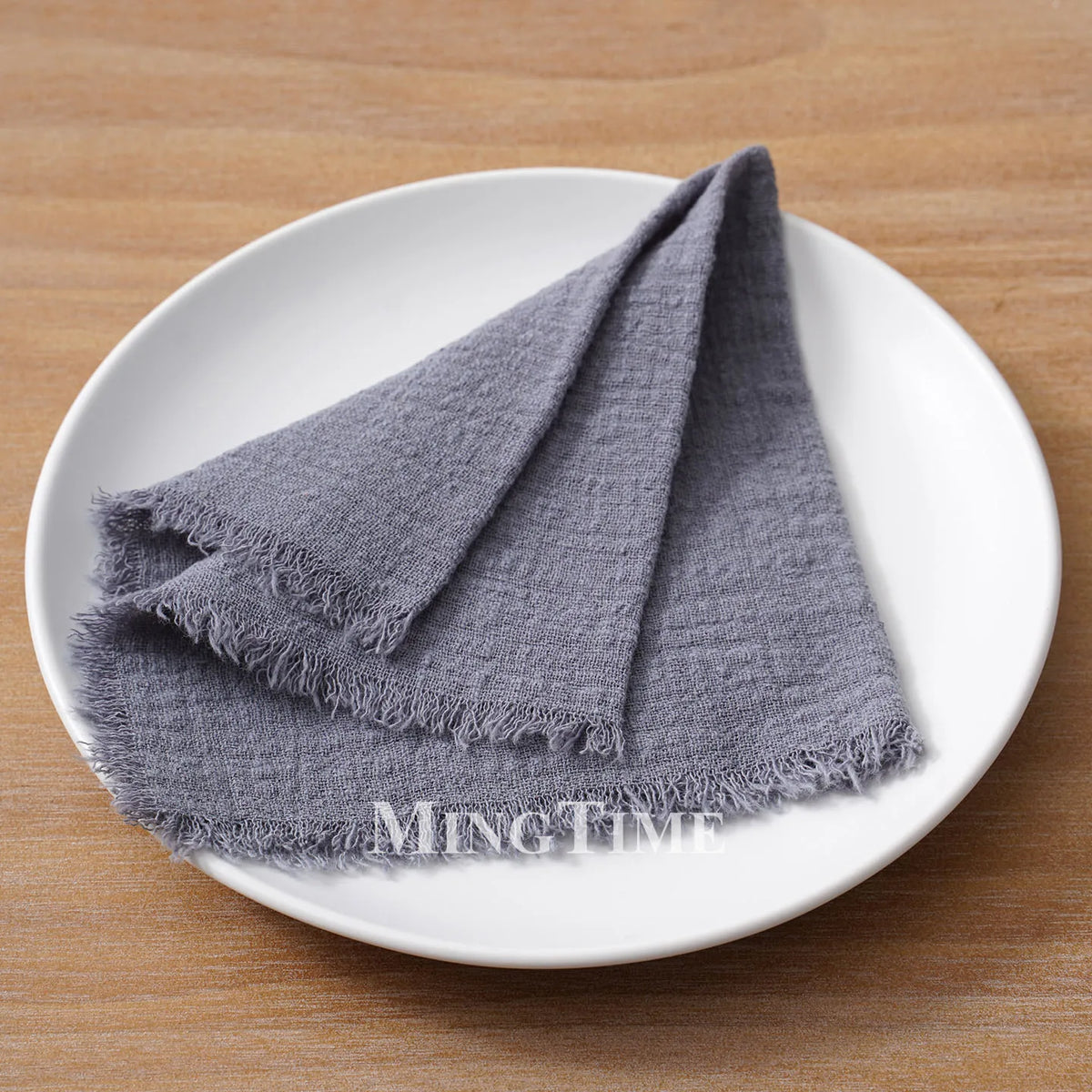 Cloth Napkins 32x32cm100% Slub Cotton Gauze  Retro Burr Vintage Table Napkin Tea Towel for Wedding Party Home Wholesale Bulk