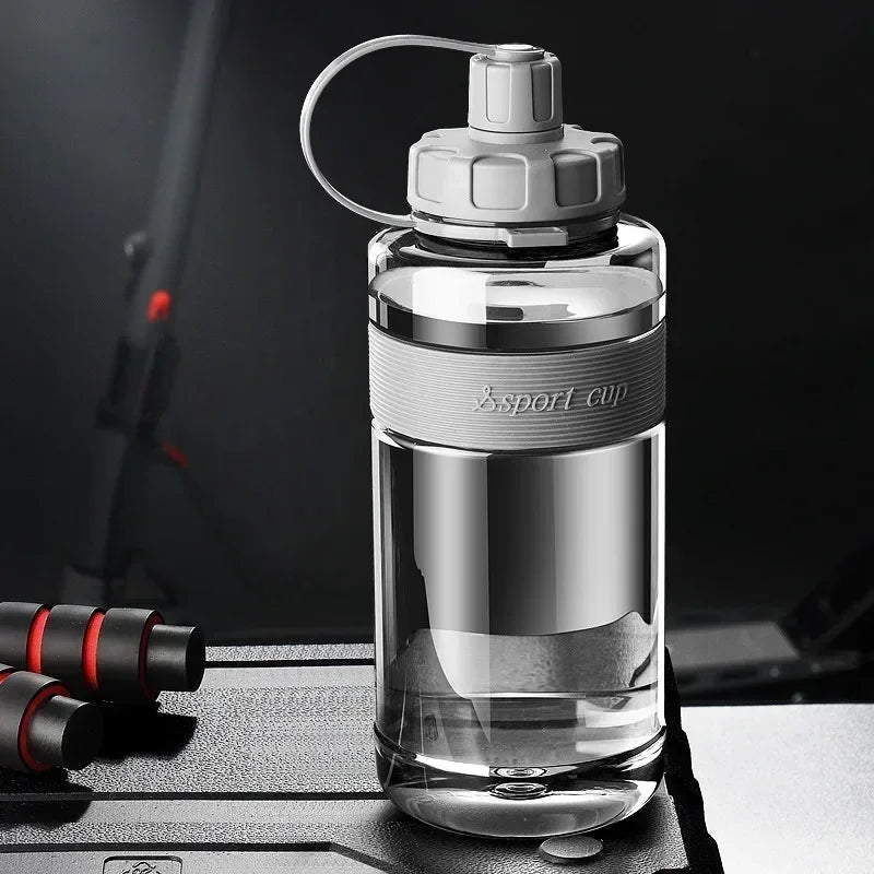 2 Liter Big Water Bottle With Straw 2L/1.5L/1L/0.6L Large Capacity School Gym Sports Drinking Bottles Fitness botella de agua 물병