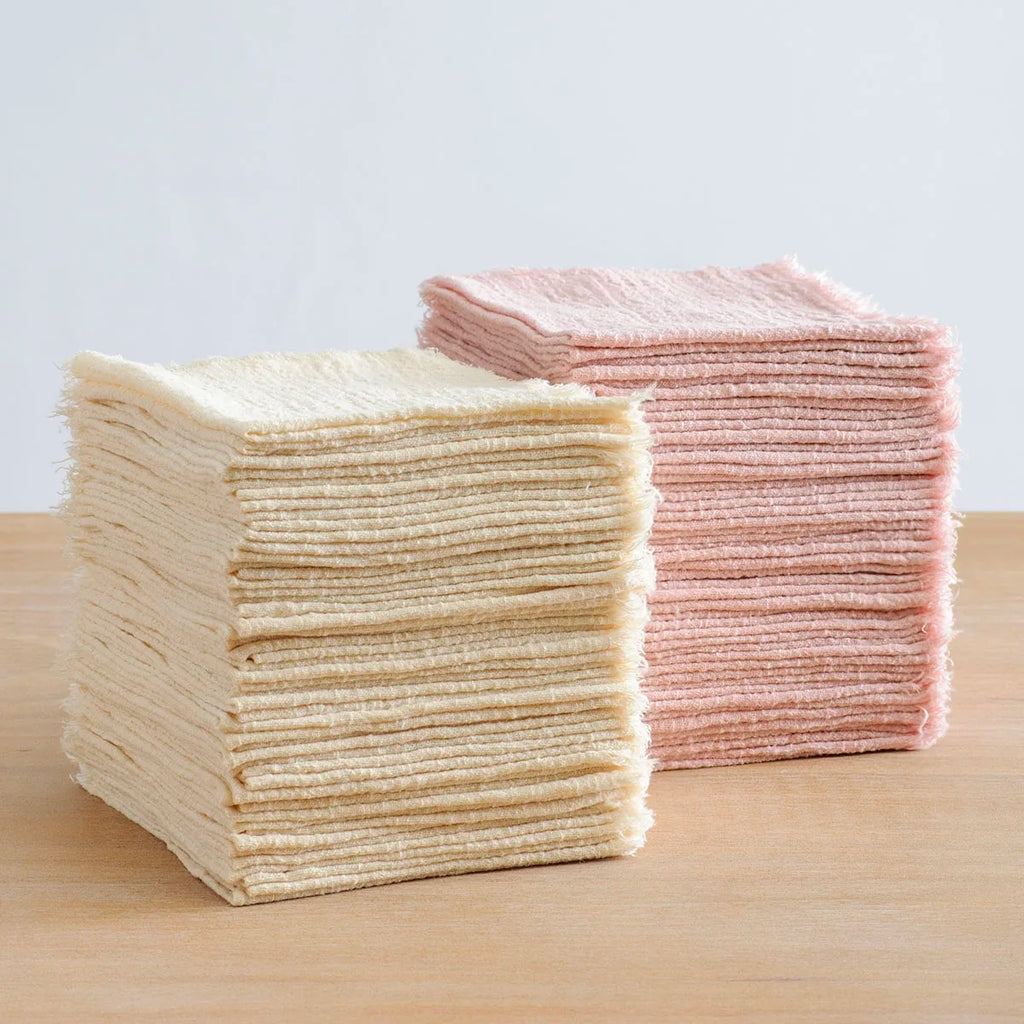 Cloth Napkins 32x32cm100% Slub Cotton Gauze  Retro Burr Vintage Table Napkin Tea Towel for Wedding Party Home Wholesale Bulk
