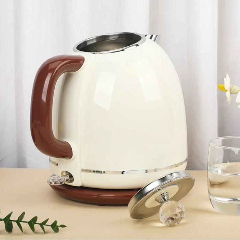 220V Portable Electric Kettle 1.8L Stainless Steel Electric Tea Kettle Mini Household Water Boiler Home Kitchen Appliances