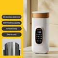 550ml Portable Electric Kettle Travel Heating Cup Multifunctional Boiled Water Pot Smart Teapot Adjustable Temperature Kettles