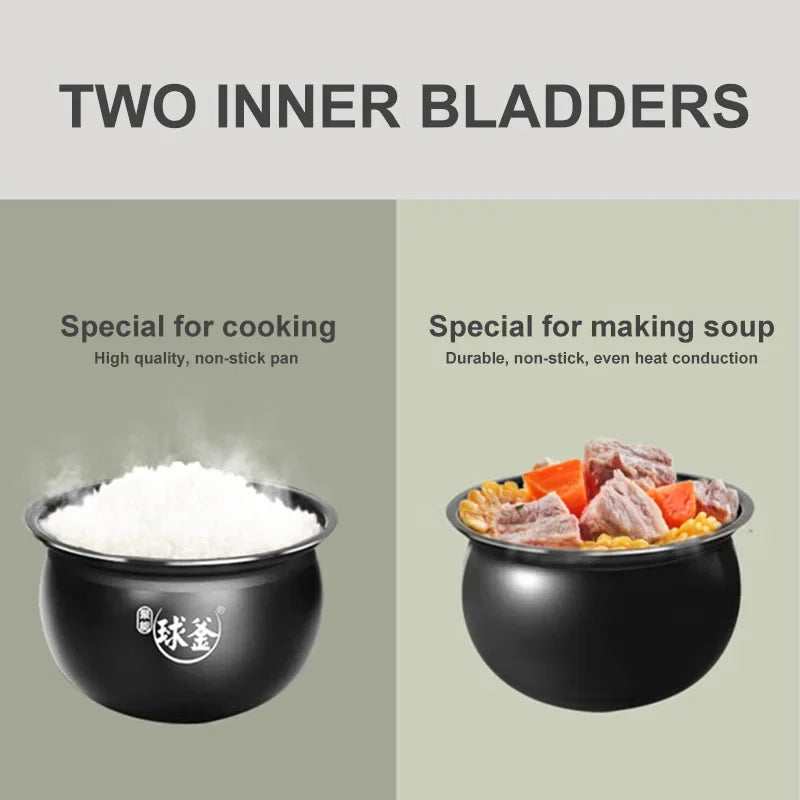 SUPOR Electric Pressure Cooker 3L Double Liner Rice Cooker Multifunctional Portable High Quality Household Kitchen Appliances