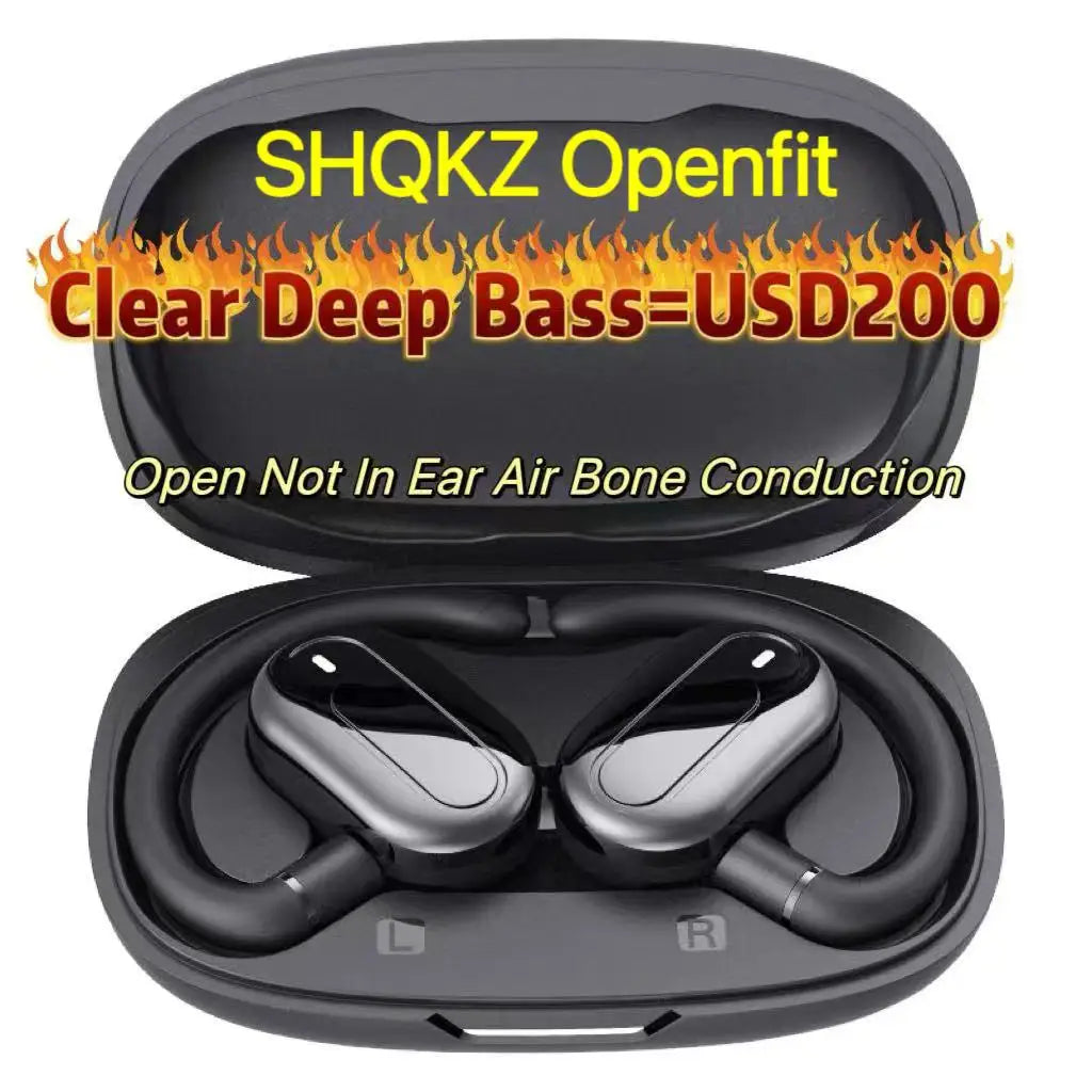 for shokz openfit air bass bone conduction headphones Open Ear OWS bluetooth Earphones HiFi Headset sport Control TWS Earbuds